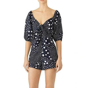 The Fifth Label romper size medium in excellent condition puff sleeves and tie